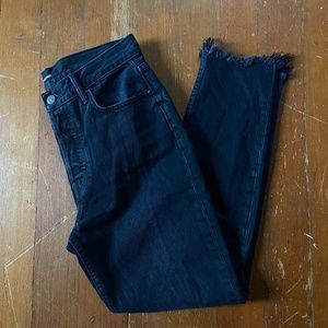 Grlfrnd Karolina High-Rise Straight-Leg Jeans Hold Up 27 EUC